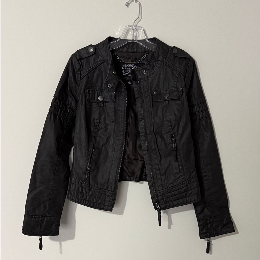 Black Women's Moto Jacket